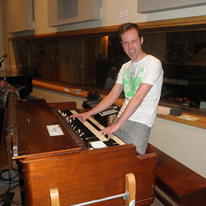 Hans de Wild in the studio