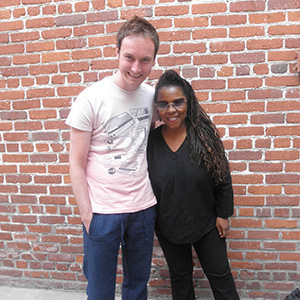 Hans with Patrice Rushen